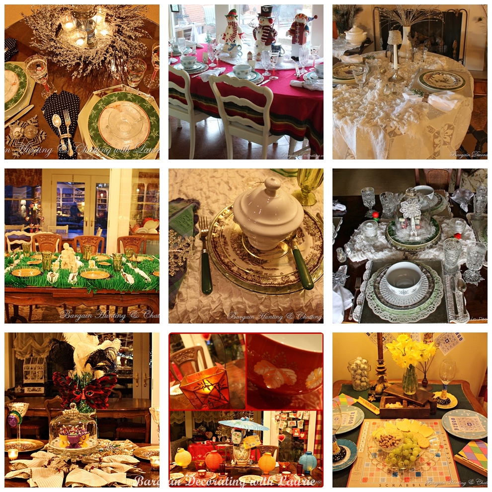 Bargain Decorating With Laurie Nine Winter Tablescape Ideas