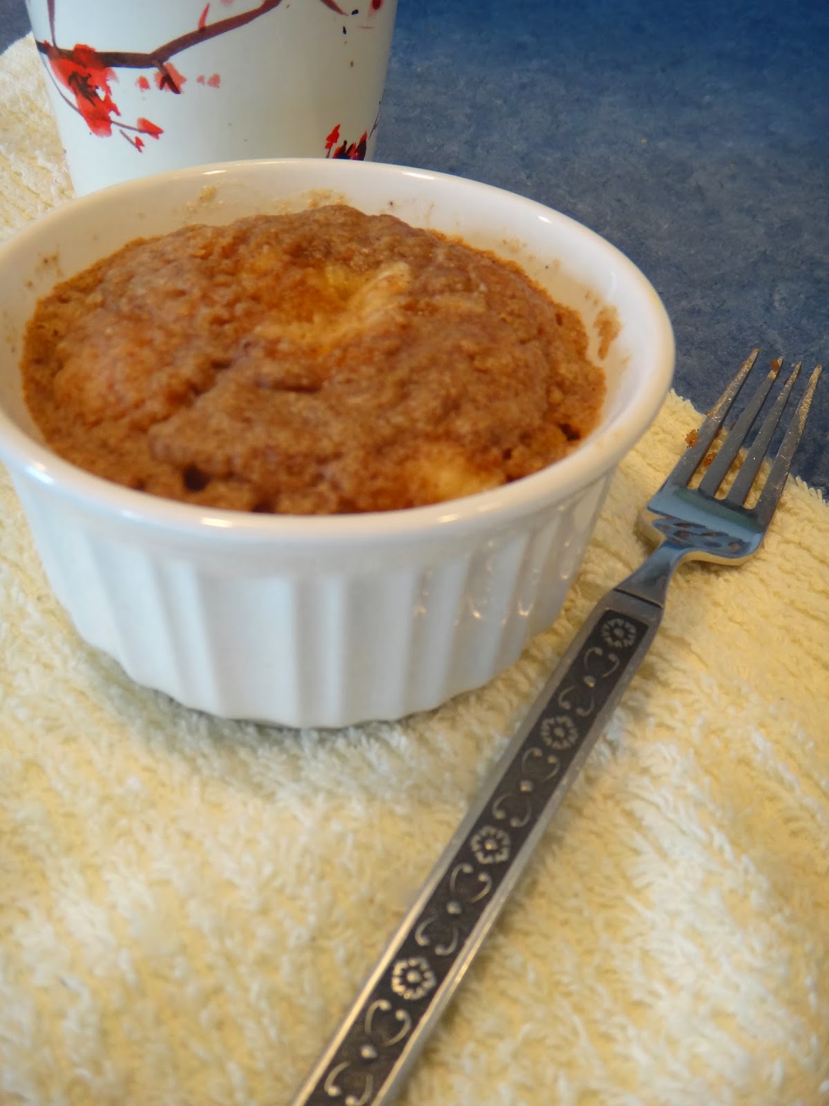 Single Serving Healthy Coffee Cake