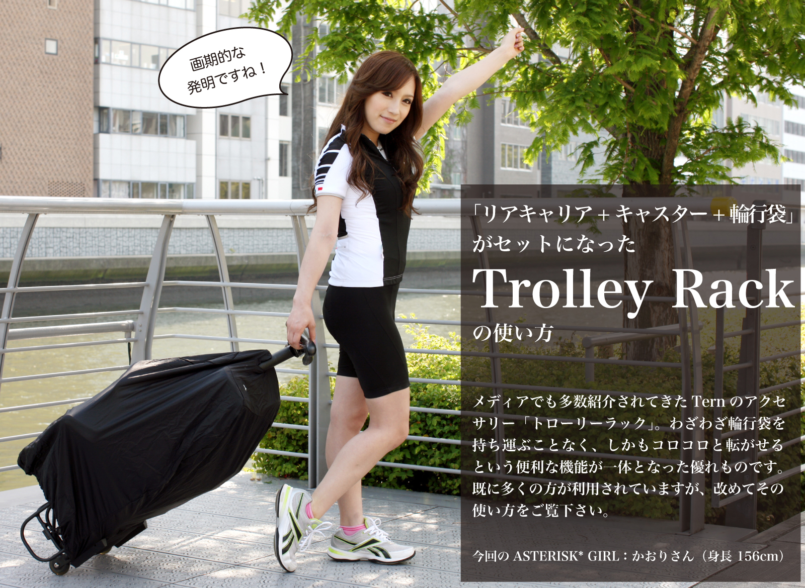 Tern Bicycles Japan Official Blog: 「リアキャリア＋キャスター＋輪