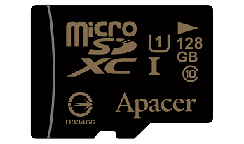 Apacer unveils 128GB microSDXC Memory Card Apacer 128GB microSDXC Memory Card