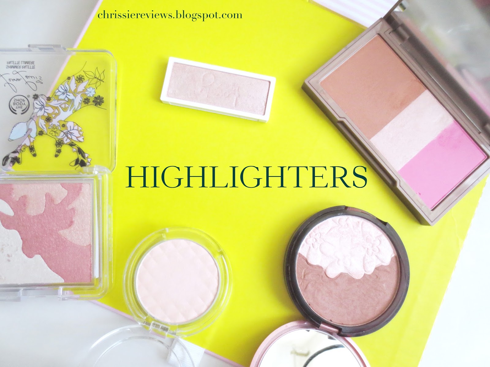 My Mostly Korean Highlighter Collection Chrissie Reviews