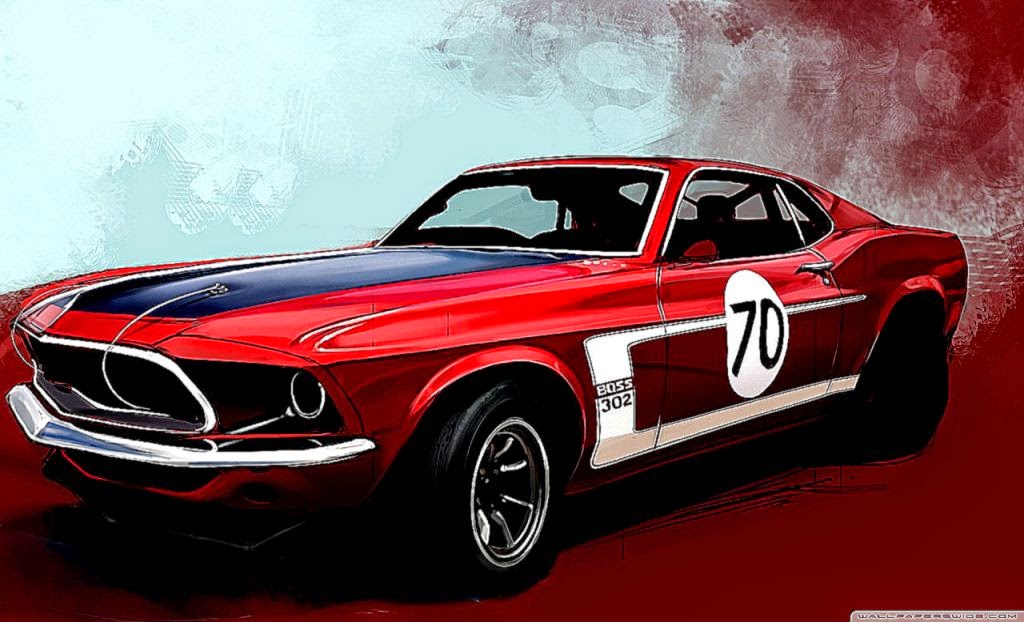 Ford Mustang Red Classic Wallpapers