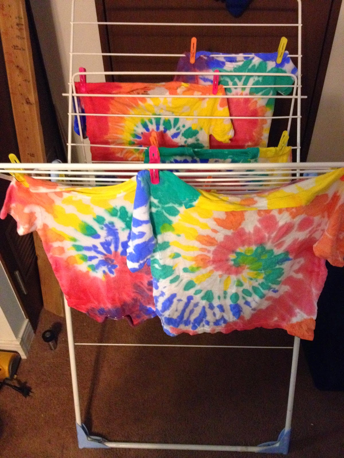 Delmarva Mama Tie Dye with Acrylic Paint WIN