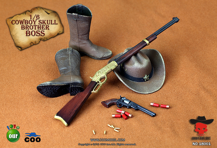 toyhaven: Coo Model Item No:18001 1/6 scale Cowboy Skull Brothers Big