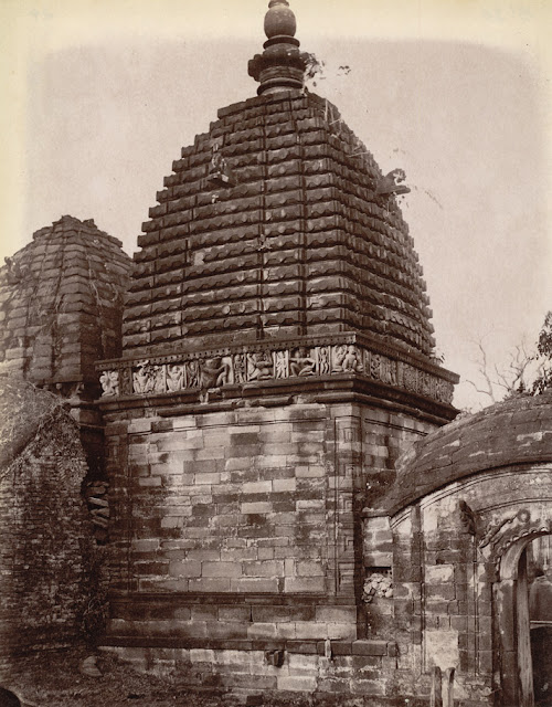 Temple+at+Kalyanesvari,+Burdwan+district,+Bengal+-+1872