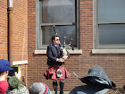 Bagpiping on a Windy Day!