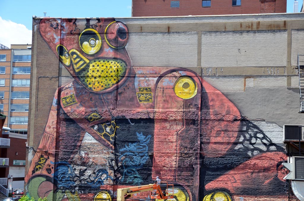 Pixel Pancho 新作ミューラル In モントリオール（カナダ）