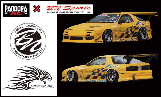 PANDORA RC 新ボディ「FC3S RX-7 BN SPORTS Full Aero」登場|ラジコン