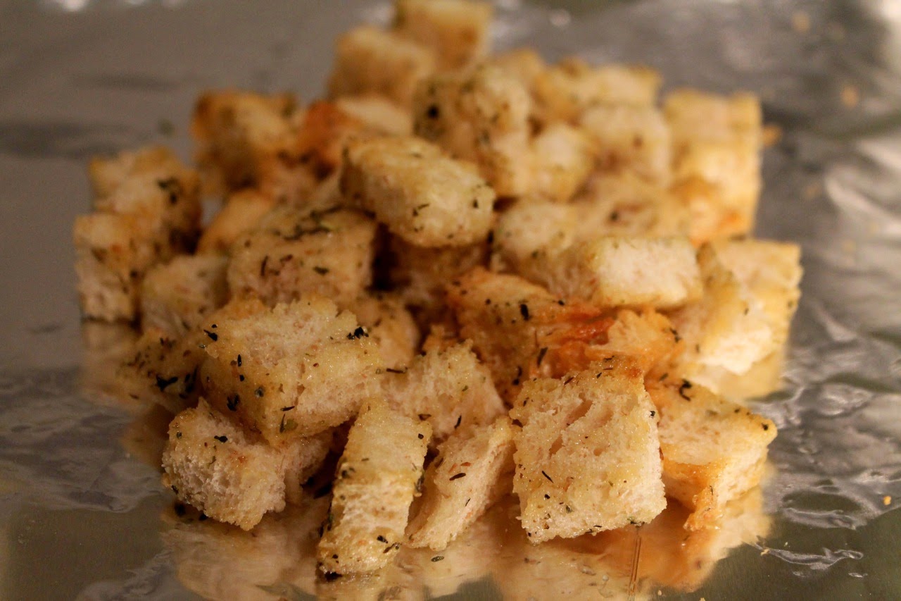 Buttery Herb Croutons