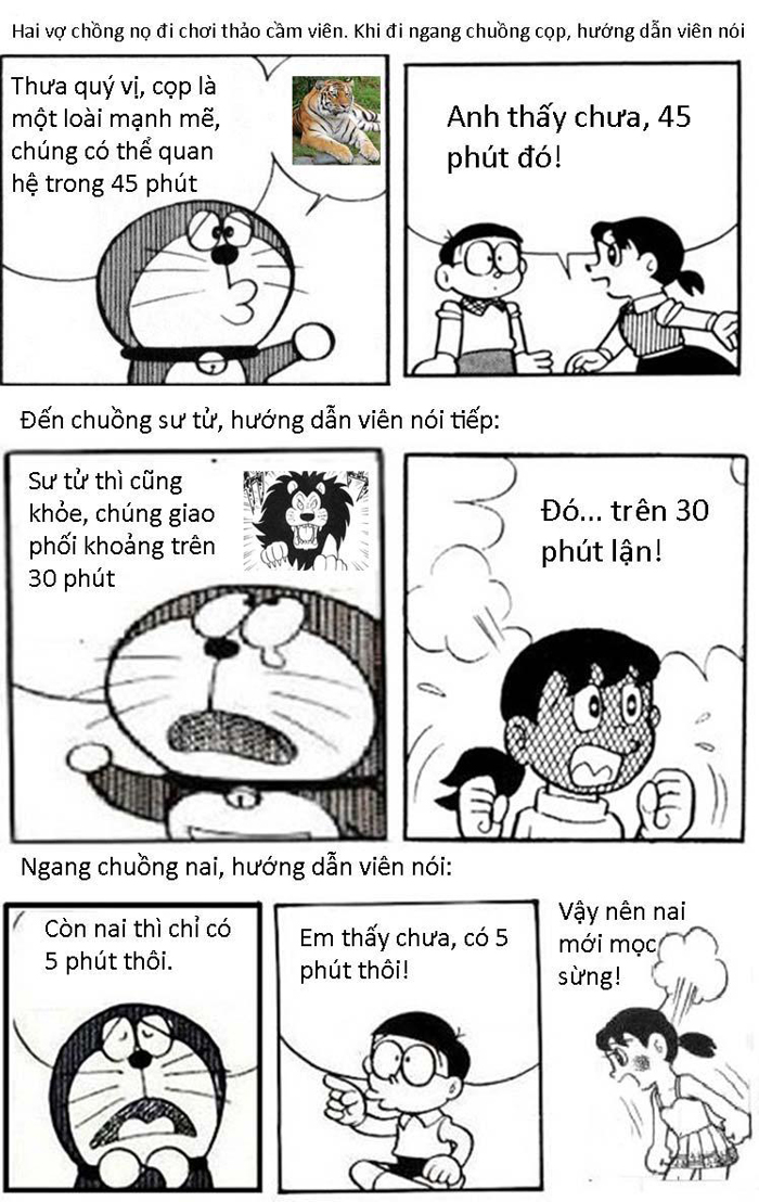 Đôrêmon chế -Đàn ông sanh ra để đàn bà dựa dâm 