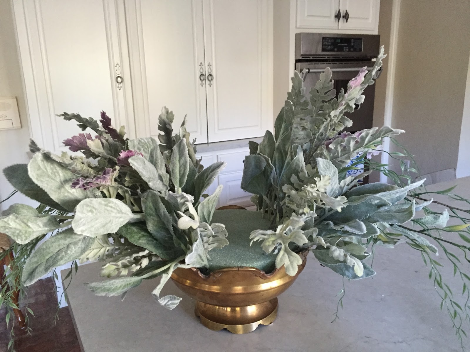 Eleven Gables DIY Faux Floral Centerpiece Arrangement