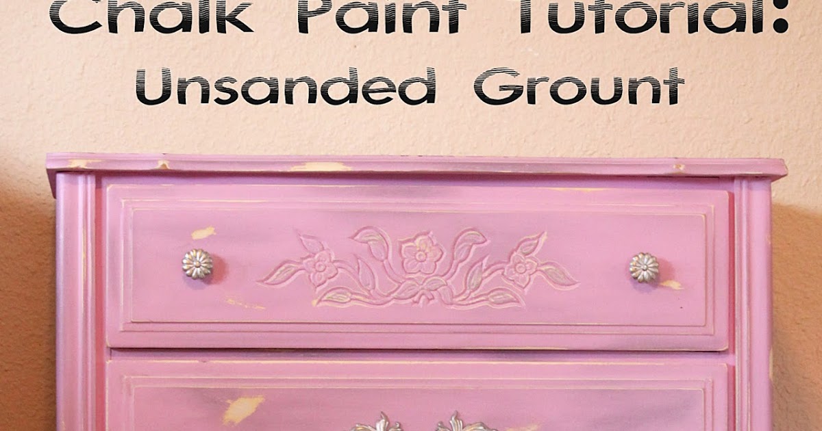 Amy's Craft Bucket Unsanded Grout Chalk Paint UpcycledDresser