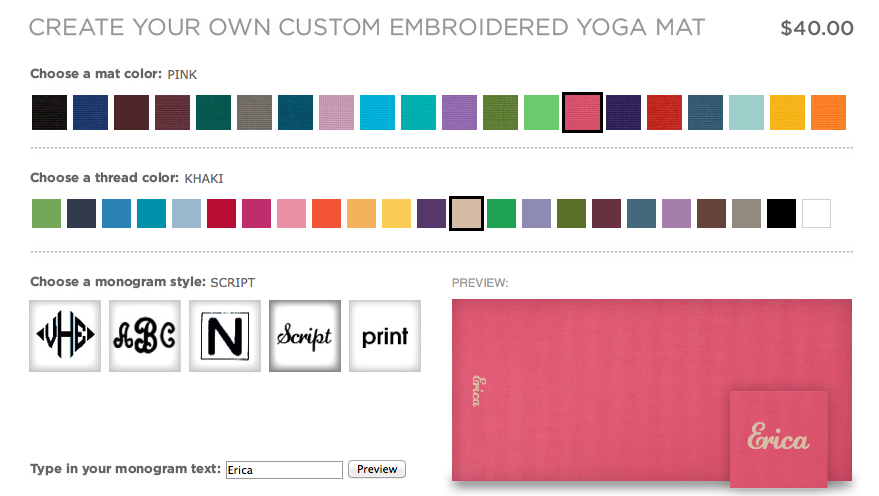 Custom Yoga Mat Fashion Meets Food