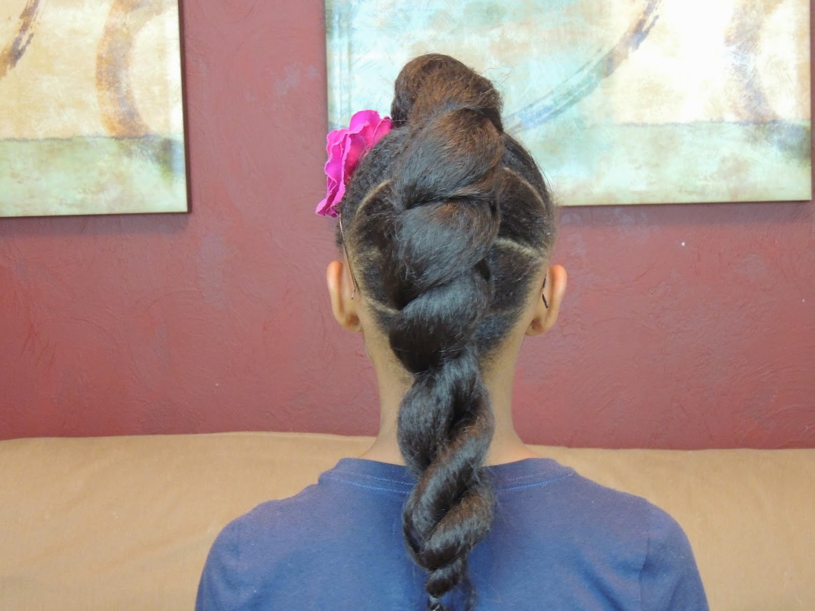 Tiffany Nichols Design Protective Hairstyle Kid Friendly Twist N Bun