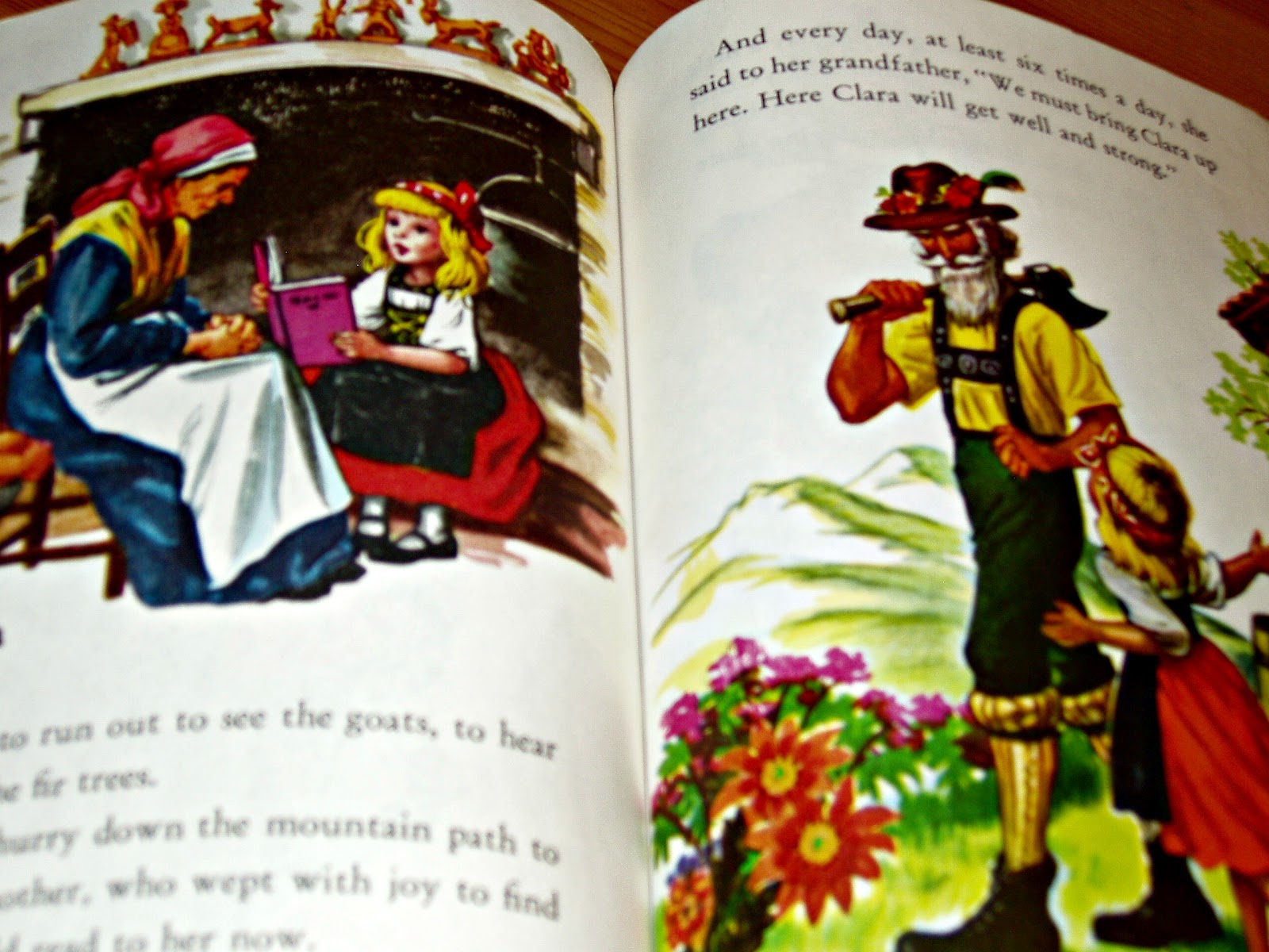 Vintage Books for the Very Young Heidi 2 Picture Book Versions