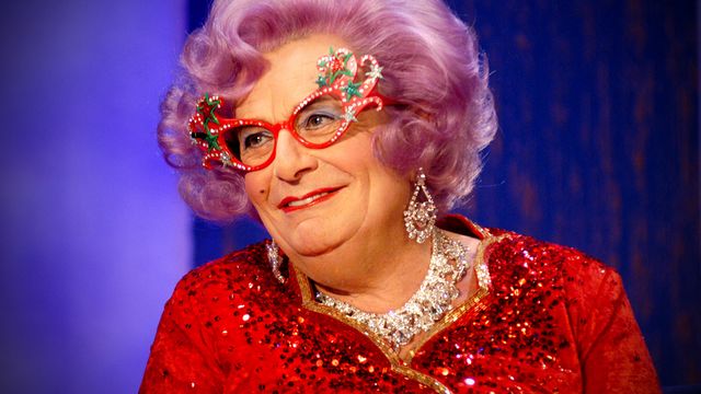 Barry Humphries stars as Dame Edna Evergae in Eat, Pray, Laugh at the London Palladium