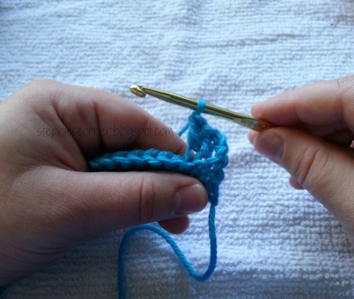 Stephie's Corner crochet 101 crochet in the back loop