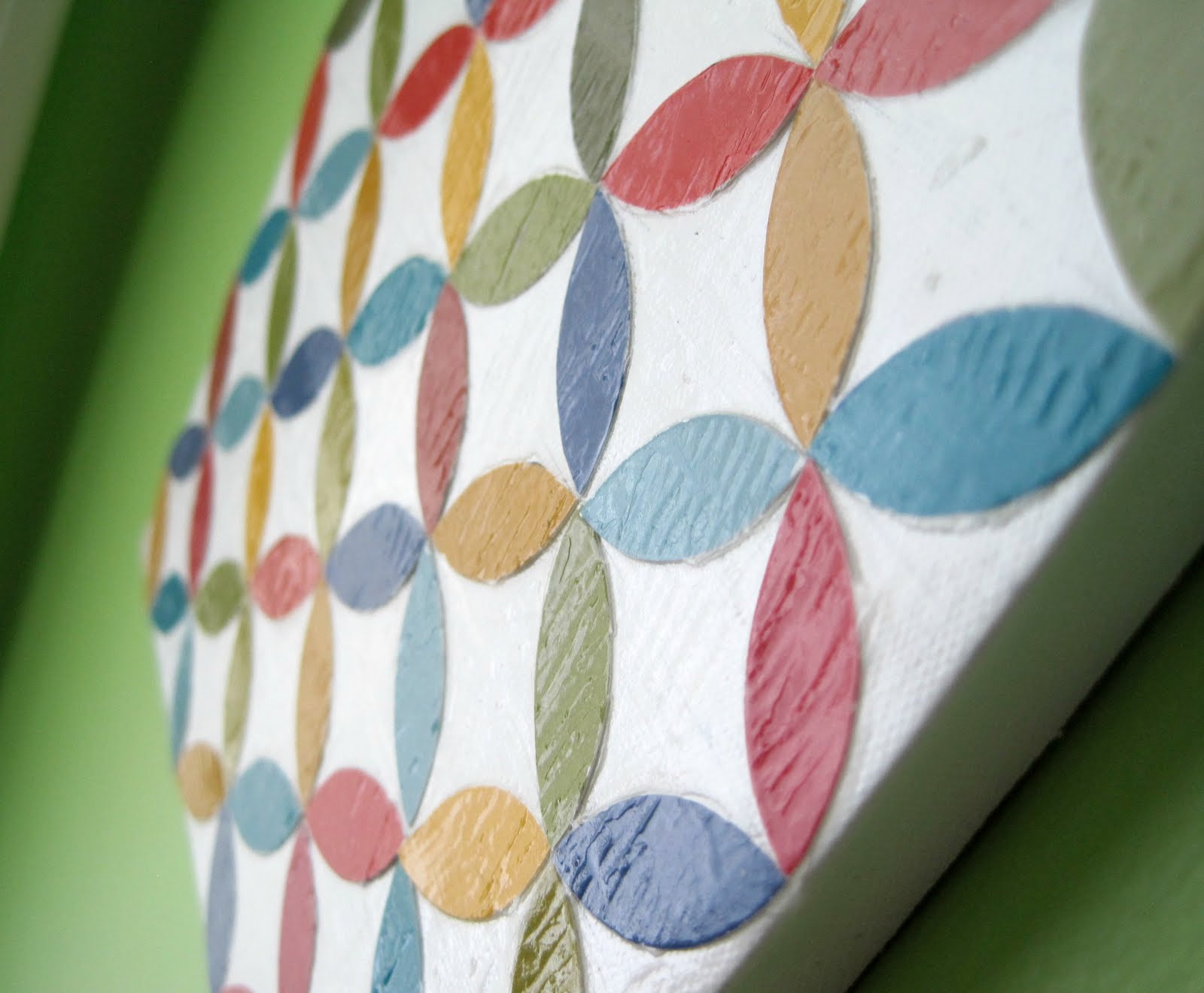 Live. Love. Craft. TUTORIALpaint chip wall art