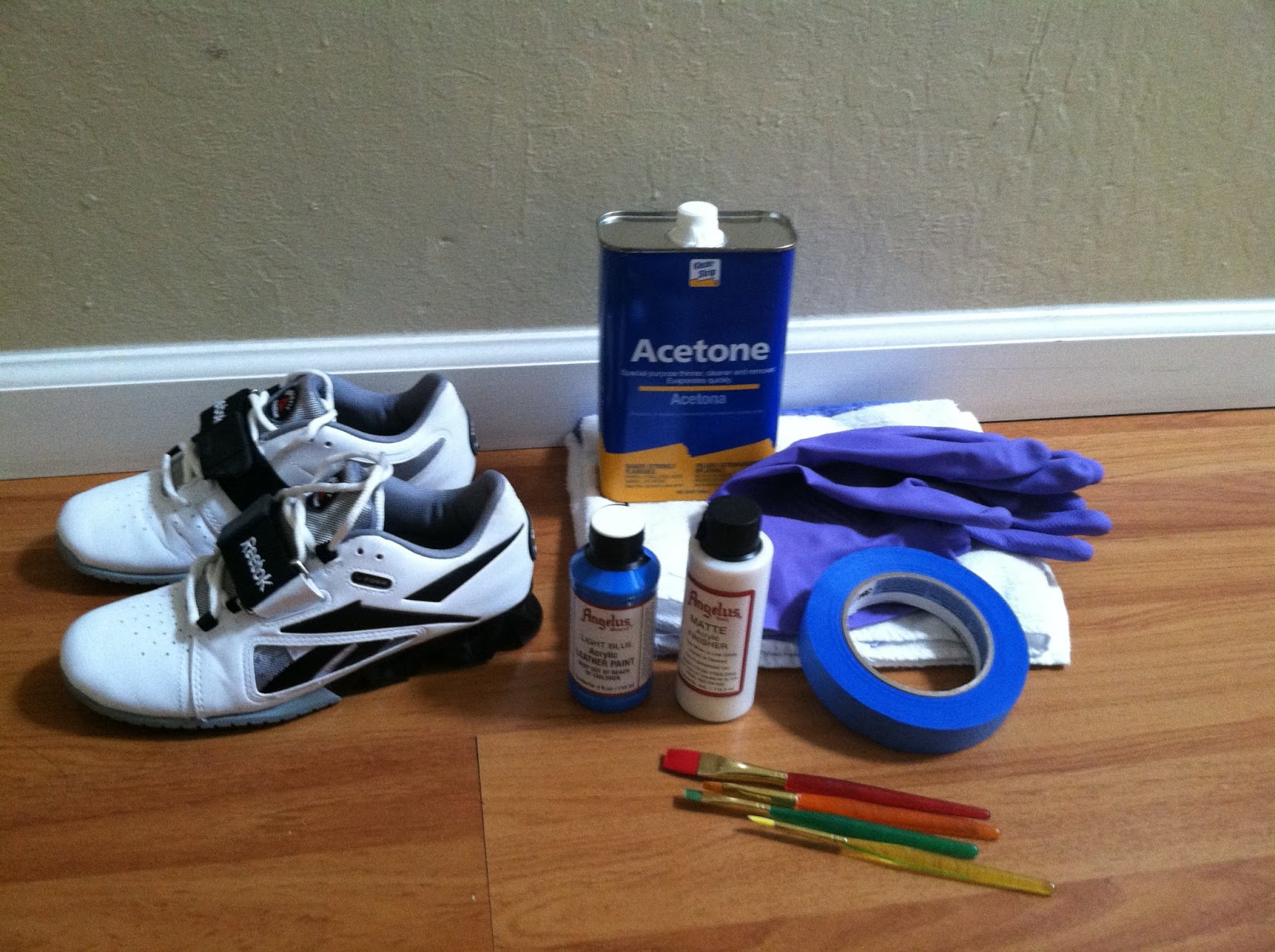 DIY How to Paint Your Reebok CrossFit Shoes Джингер (the Jinger)