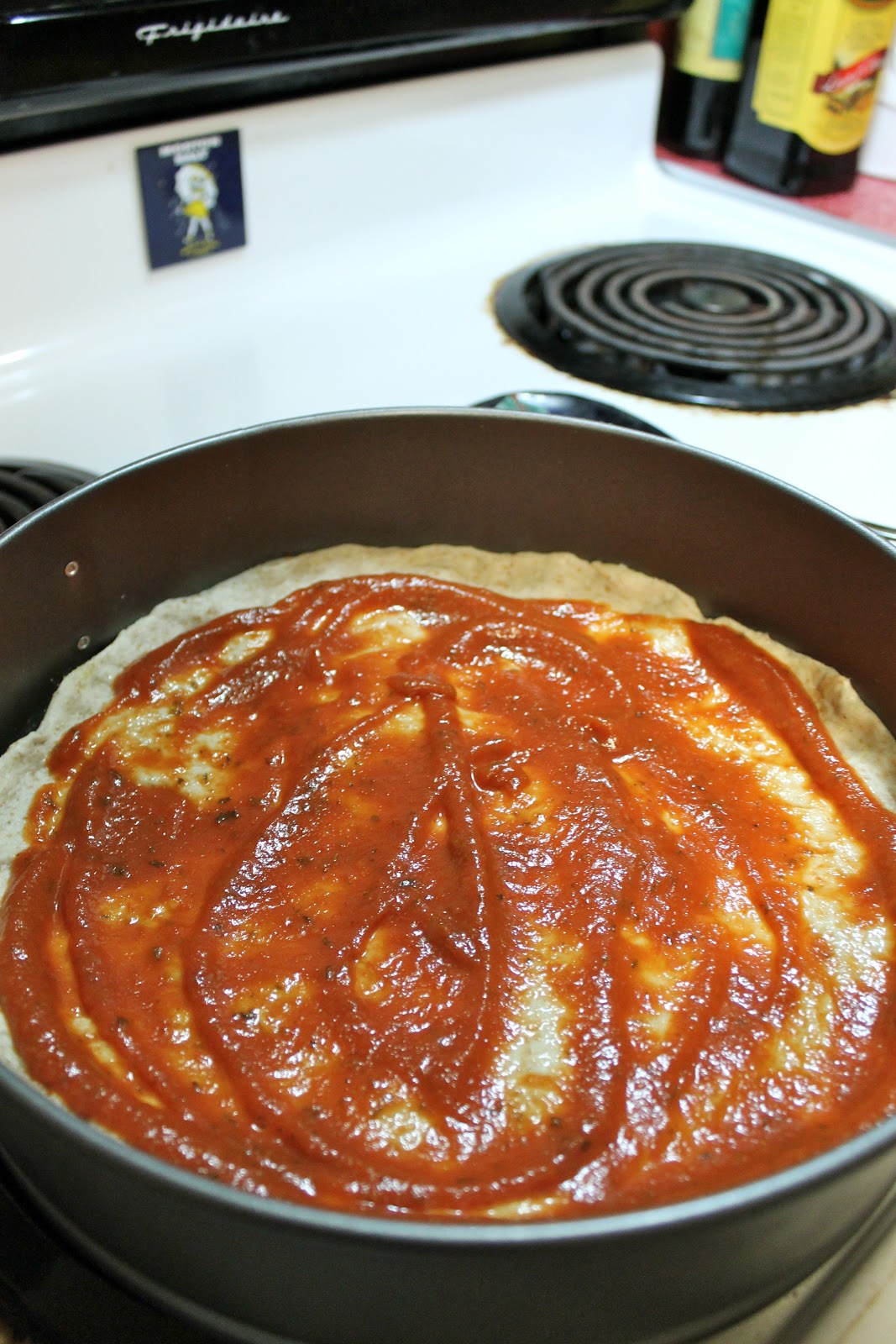 Bossy Italian Wife Pizza...In A Springform Pan!