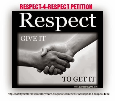 RESPECT-4-RESPECT PETITION