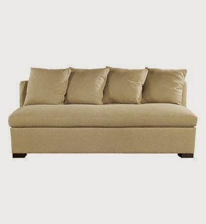 Brooks Sectional Armless Sofa