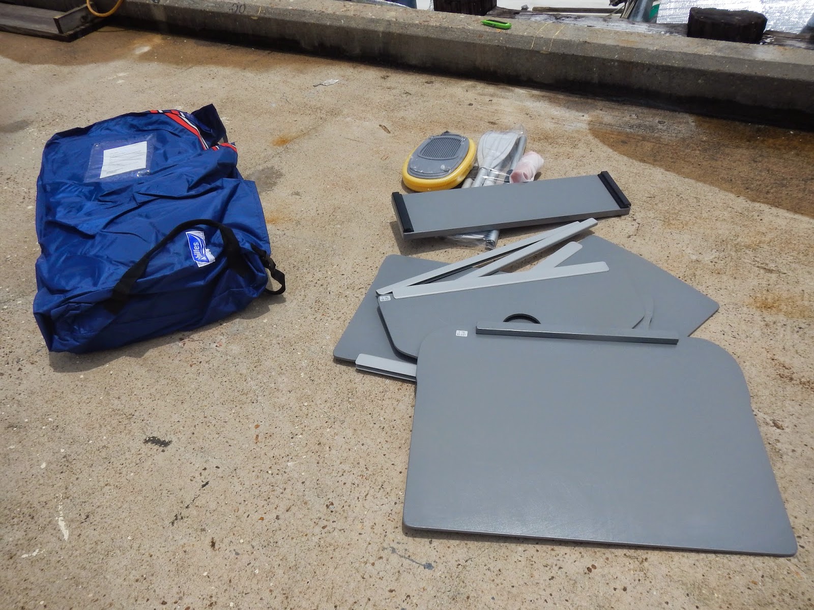 Onapua........the sailing vessel Unpacking an Achilles Inflatable