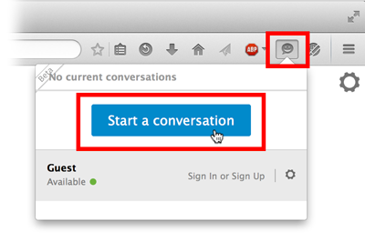 Video chat Firefox hello en español