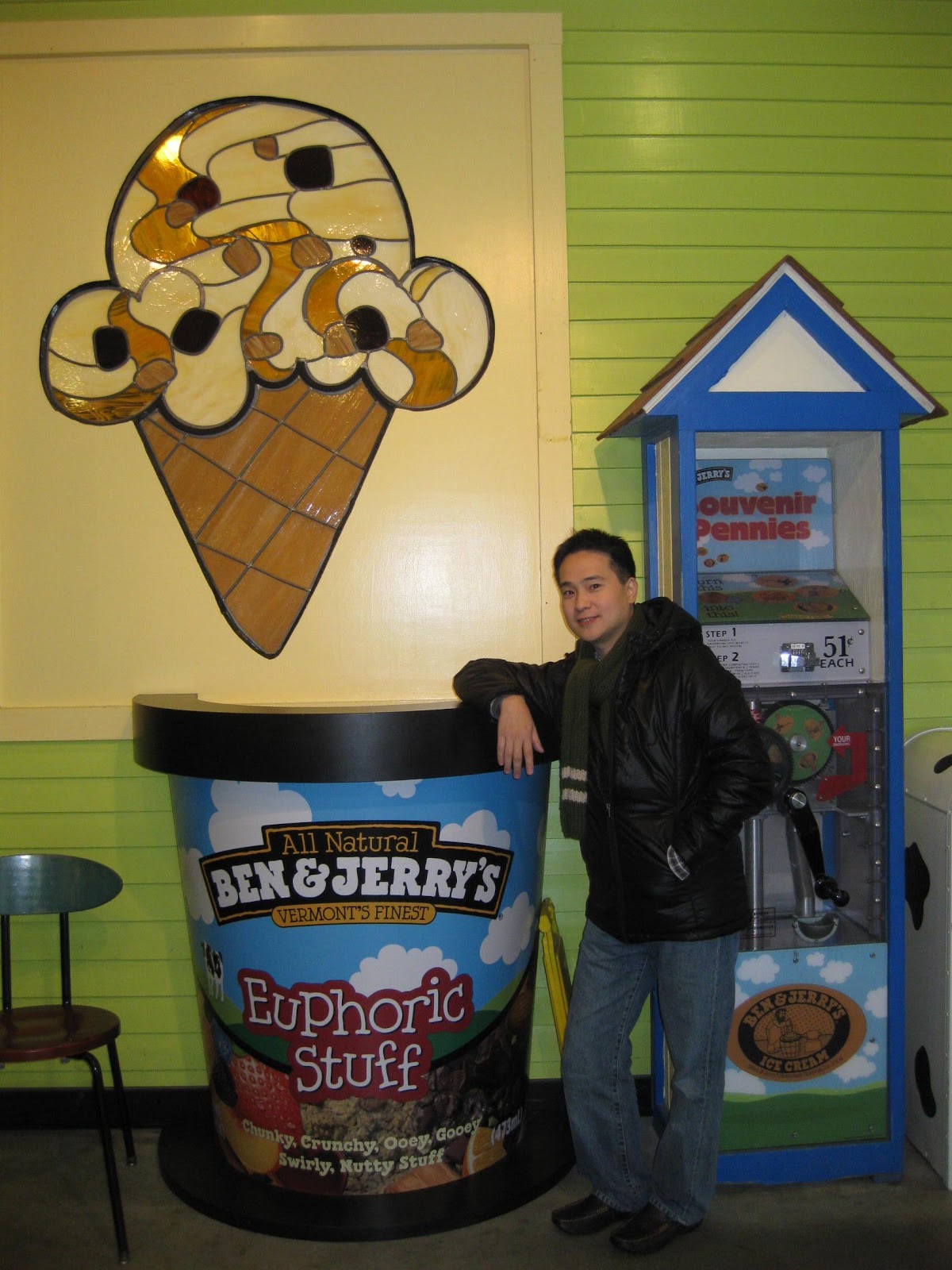 Far Skyes Enterprise Ben & Jerry's Ice Cream Factory Tour, Vermont USA