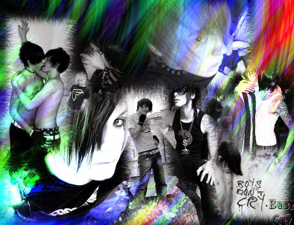 emo couple kissing wallpapers Tops Wallpaper HD