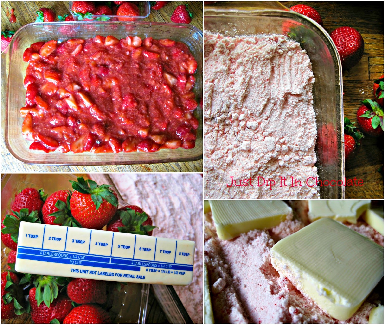 Just Dip It In Chocolate Strawberry Royale Dump Cake Recipe