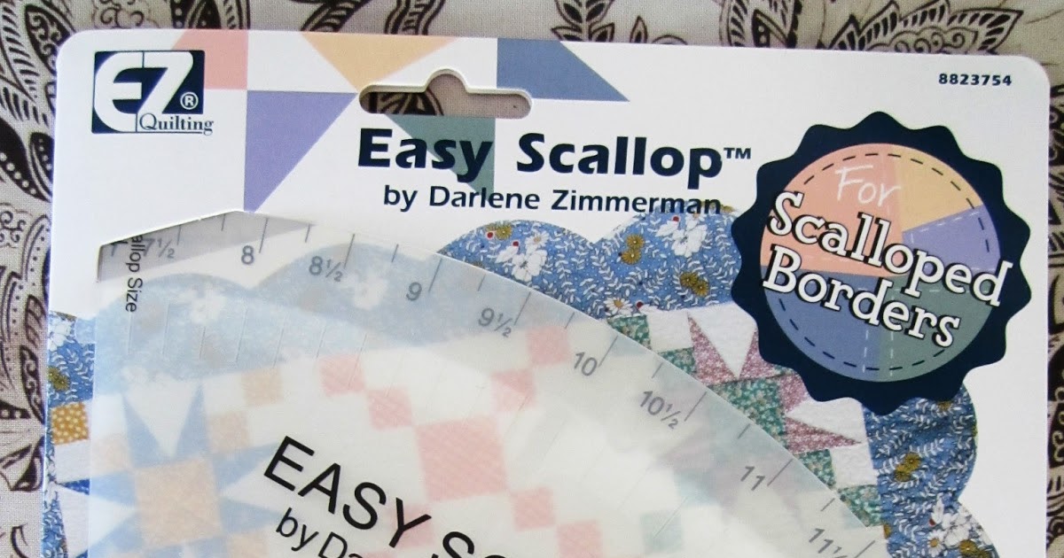 Quarter Incher Easy Scallop Quilt Ruler