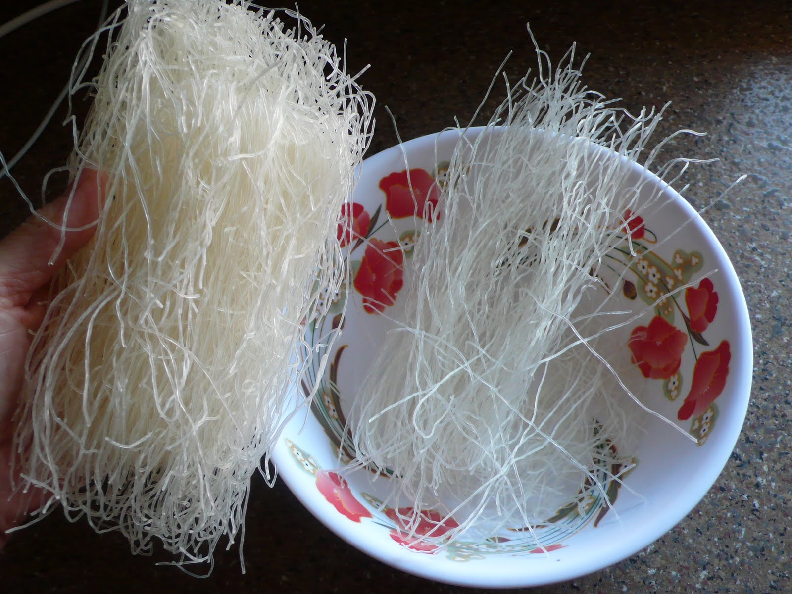 Food Endeavours of the Blue Apocalypse Zucchini, Prawns and Glass Noodles