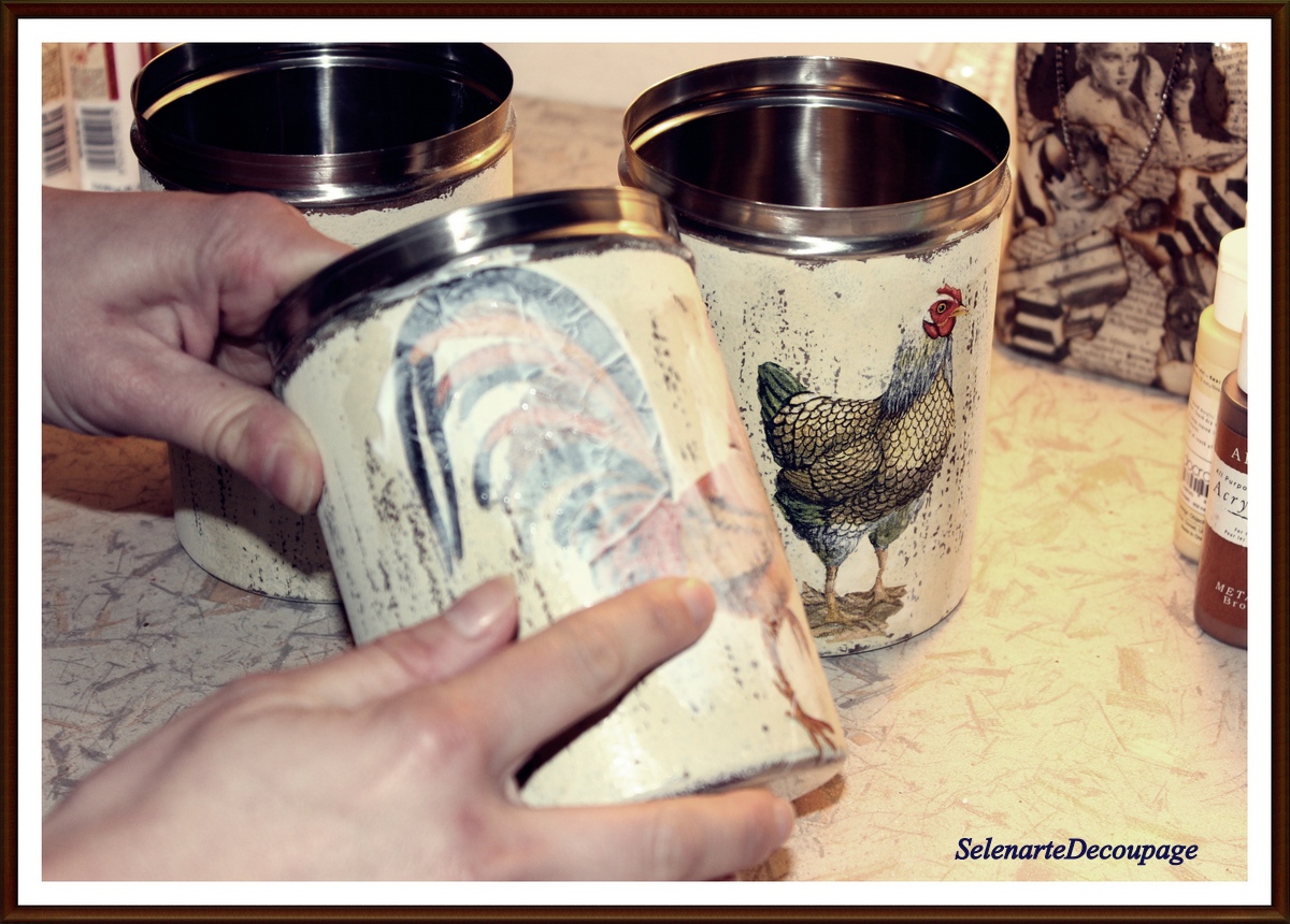 Selenarte Passion For Decoupage DIY Decoupage On Metal And Shabby