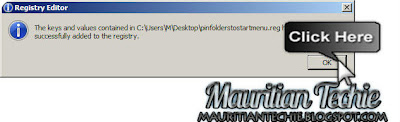 Registry Editor Confirmed Window
