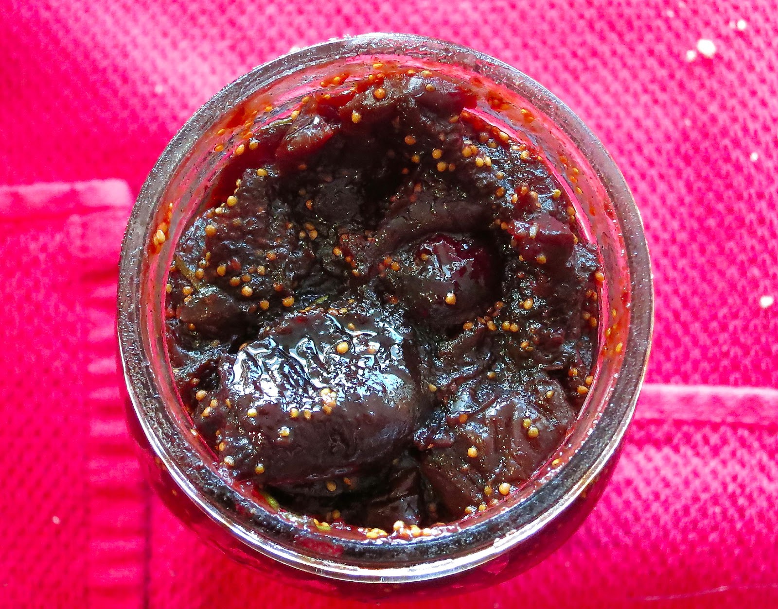 Red Wine Rosemary Fig Compote with Cranberries and Cherries Abbey's