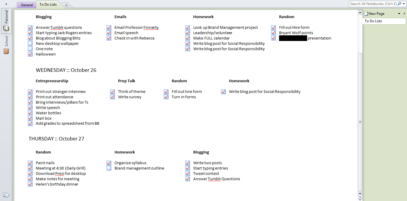 CARLY Organize, Please… Digital Lists and Notes