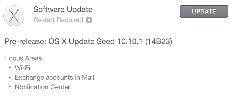 Mac OS X Yosemite 10.10.1 Beta 2 Build-14B23 Features and Changes Mac OS X Yosemite 10.10.1 Beta 2 Build-14B23 Features and Changes