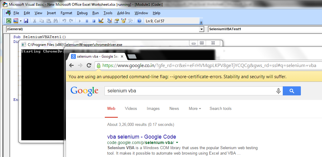 SeleniumVBA Automation Home