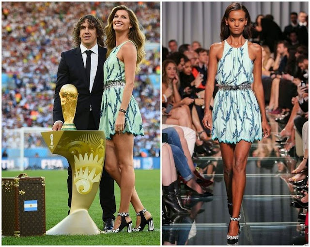 Gisele Bündchen escorts FIFA™ World Cup in official Louis Vuitton trunk -  Apparel