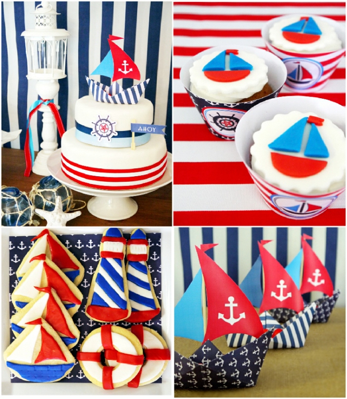 was styled using the same Printable Party Collection as our Rustic Nautical