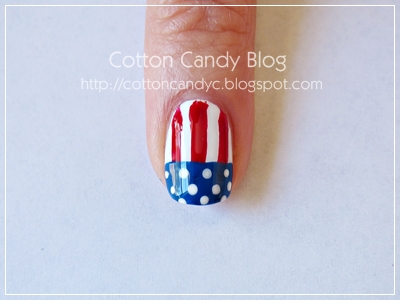 Hello alll ♥ today I have a nail art design for the upcoming 4th of July