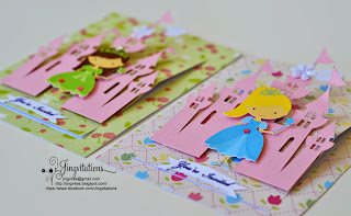 disney princess castle invitations