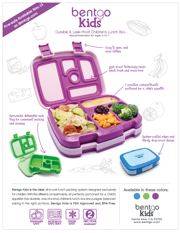 The Busy Moms' Recipe Box: Lunchbox Meal #1 and Bentgo Kids Giveaway