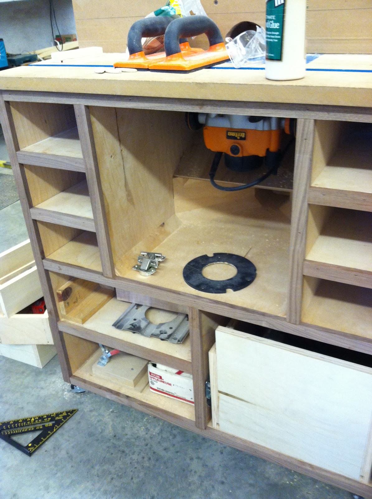 RusticWorks Wood Working Photo Journal Norm Abrams Style Router Table