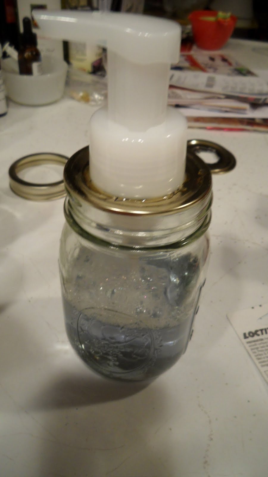 Kaleidoscope of Colors Jelly Jar Foaming Soap Dispensers