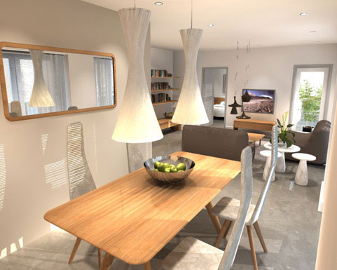 Comedores con espejos en la pared | Ideas para decorar, diseñar y