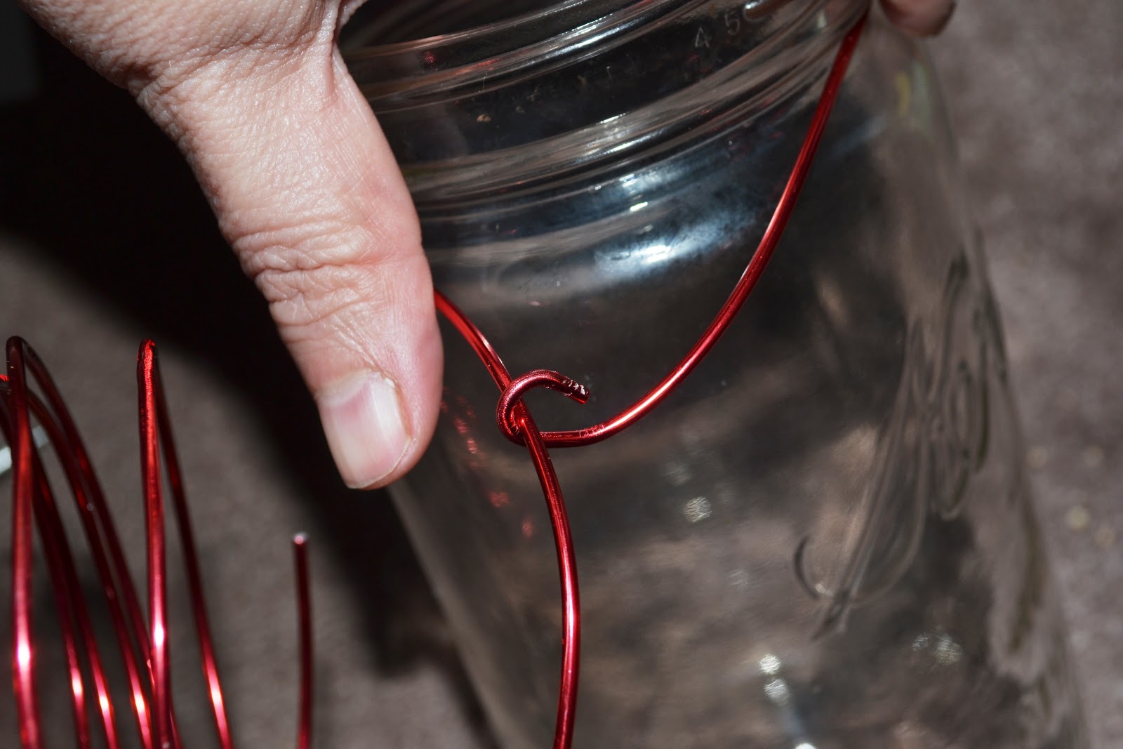 TIP GARDEN Making a Wire Handle on a Mason Jar