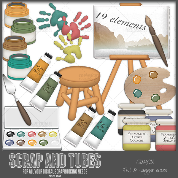 IN STORES Joy of Painting Templates & Joy of Painting Elements Scrap and Tubes Designs