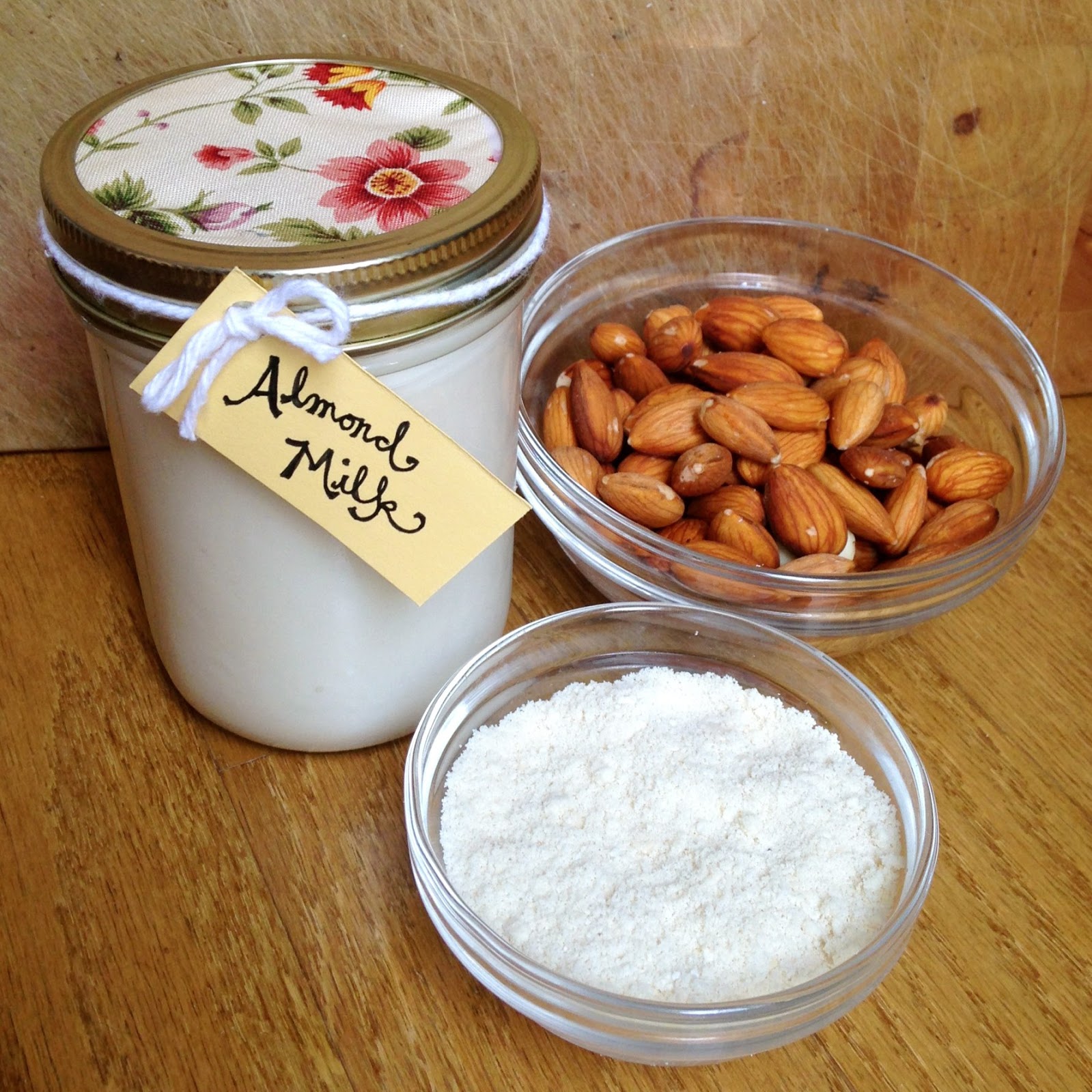 Live Right Be Healthy Almond Milk and Almond Flour